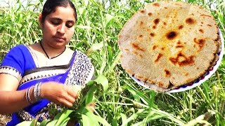 How to Make Jowari Ki Roti in my Village Food  Taste Jonna Pinddi Rote  Healthy Roti Recipe [upl. by Thorlie940]