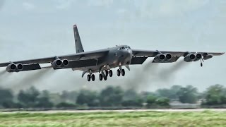 Barksdales B52 Bombers In Action [upl. by Nebur]