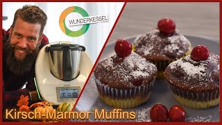 KirschMarmorMuffins  Thermomix Rezepte aus dem Wunderkessel [upl. by Harrington]