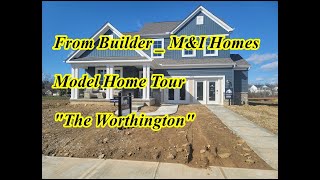 MI Homes  quotThe Worthingtonquot  Model Home Tour [upl. by Yedrahs]