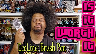 ECOLINE Brush Pens  Is it Worth it Ecoline brushpens Artist PRODUCT REVIEW [upl. by Lilac]