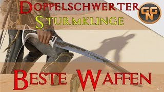 Assassins Creed Origins Beste Waffen  Beste Doppelschwerter  Sturmklingen Guide [upl. by Analram]