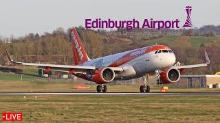 PlaneSpotting LIVE at Edinburgh Airport 10th April 2024 [upl. by Lupien]