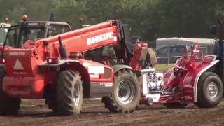 Modifieds 950kg  Brande DK Tractor Pulling 26072014 [upl. by Aneehsor]