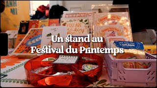 Art vlog  marché de création au festival du printemps [upl. by Lachus]