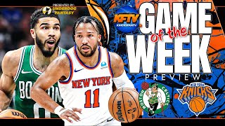 New York Knick vs Boston Celtics Game Of The Week Preview  Presented By UnderDog Fantasy [upl. by Lathrop543]