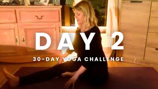 Day 2  30Day Yoga Challenge November [upl. by Rebel]