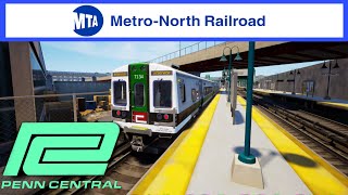 Metro north M7 Penn Central heritage units 2 [upl. by Nylirak]