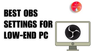 StreamLabs OBS Best Settings For Low End PC [upl. by Osyth]