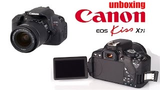 Unboxing Canon Kiss x7i [upl. by Eerac165]