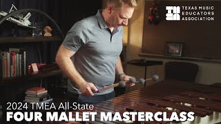 Vic Firth Artist Performance  TMEA 202425 All State Percussion Audition Masterclass Four Mallets [upl. by Ahsocin650]