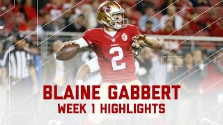 Blaine Gabbert Highlights  Rams vs 49ers  NFL Week 1 Player Highlights [upl. by Brock958]