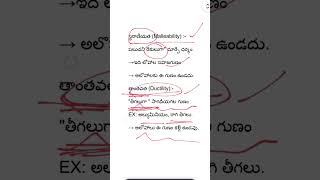 𝟭𝗺𝗶𝗻𝟭𝗺𝗮𝗿𝗸𝟮𝟱malleabilityductilityస్థరణీయతతాంతవాత 1min1markviralshortstrendaptet dsc 2024 [upl. by Eniamrehs]