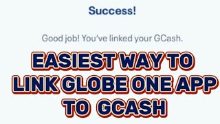 EASIEST WAY TO LINK GLOBE ONE APP TO GCASH  MaRicks Gallery linkgcash [upl. by Goto]