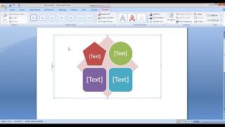 How to edit smartart in word and powerpoint 2007 [upl. by Eltsryk]