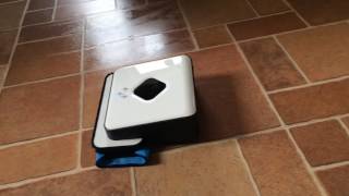 iRobot Braava 390T meets an iRobot Roomba 880 [upl. by Aizitel]