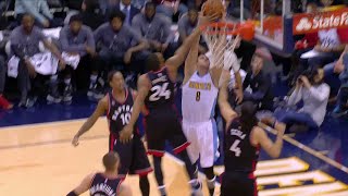 Raptors Highlights Powell Denies Gallinari  February 1 2016 [upl. by Mali342]