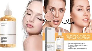 best chemical peel The ordinary glycolic Acid 7 toning solution [upl. by Lenoyl]