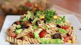 Taco Pasta Salad Recipe  Light amp Delicious [upl. by Alvy]