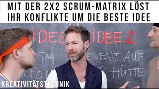 2x2 Scrum Matrix Kreativitätstechnik  Kommunikationsagentur aus München zeigt Erklärfilm [upl. by Nrubyar]