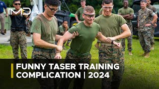 US Military Funny Taser Training Complication [upl. by Aenert]