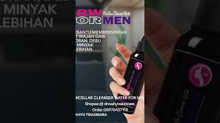 DRW SKINCARE MICELLAR CLEANSER WATER FOR MEN micellarwater [upl. by Rame760]