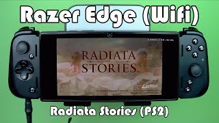 Razer Edge Handheld Gameplay Test  Radiata Stories PS2 [upl. by Onibag]