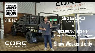 Perth 4WD Show Tray amp Canopy Deal  Core Offroad 4wd coreoffroad 4x4 customcanopy canopy [upl. by Nylecsoj]