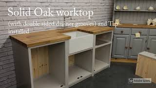 Review Furniture Nation Country Style Kitchen showroom installation [upl. by Keenan]