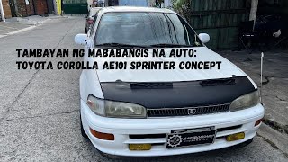 Daily car ni Madam Toyota Corolla Big Body AE101 Sprinter concept [upl. by Nywra]