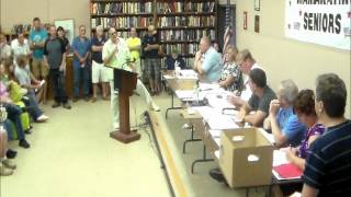 Gregory Ercolino Winterton Resident Speaks At The 71712 Mamakating Town Meeting [upl. by Rebmat]