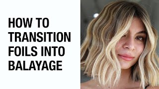 How to Make Foil Highlights Look Like Blonde Balayage  Trending Hair Color Tutorial  Kenra Color [upl. by Lamp]