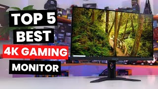 Top 5 Best 4k Gaming Monitor 2024 [upl. by Camden]