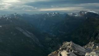 Dalsnibba Viewpoint 1500 meters above sea level [upl. by Kaasi667]