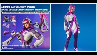 Fortnite  BRAND NEW UPDATE FEATURING NEW INTERSTELLAR QUEST PACK AND GO WITH THE FLOW EMOTE [upl. by Anisirhc]