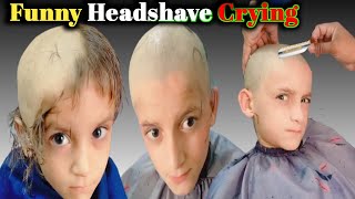 Girl Headshave Crying 😭 Emotional Forced  Funny 🤣 Headshave Crying Pakistani Barber ✂️ Shop [upl. by Acinej]