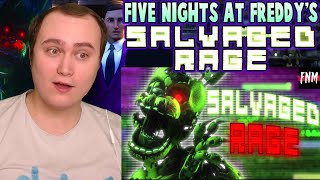 FNAF SONG quotSalvaged Ragequot ANIMATED  Reaction  Epic [upl. by Kcired632]