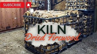 Firewood Kiln Heated by Outdoor Wood Boiler [upl. by Cassilda597]