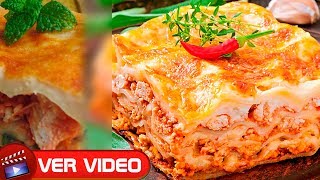 Lasagna Tradicional La Receta  Como Hacer Lasagna Con Esta Receta Fácil [upl. by Leber]