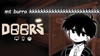 Jogando ROBLOX DOORS com 4 pessoas quotnormaisquot [upl. by Trudey597]