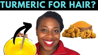 DIY Hair Restoring Turmeric Mask Curcumin Benefits Tip Tuesday [upl. by Jecho]