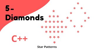 5  Diamonds With C  Star Patterns  Mazen Labs [upl. by Ettolrahs]