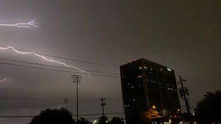 Tornado Sirens Going Off AGAIN During Late Night Storm [upl. by Akla]