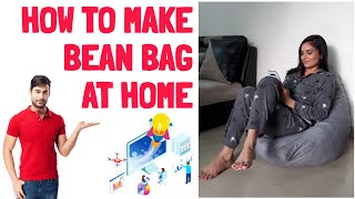 How to make Bean Bag at home  DIY Bean Bag  Best Out of Waste [upl. by Sutherland]