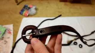 How to put a bridle together part 2 Browband Furity Knot Included [upl. by Nipha]