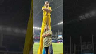 How Stilts Became a Banana savannahbananas stilts sports baseball mlb fun bananaball funny [upl. by Ennovad]