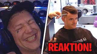 Montanablack reagiert auf TOURETTE 🤣 Beim Friseur amp Rasieren  MontanaBlack Reaktion [upl. by Ithnan547]