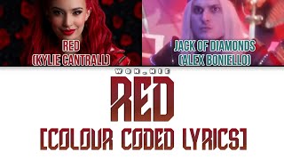 Red From Descendants The Rise Of Red Colour Coded Lyrics [upl. by Pontius318]