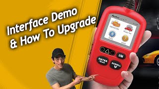 Autel AL329 Code Reader OBD 2 Scanner View Of Features How To Update Software Product Links [upl. by Nosneh557]