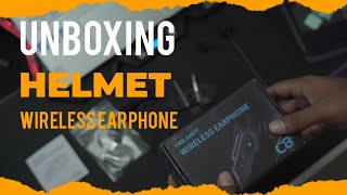 Helmet Wireless Earphone C8  FIRST TIME IN MALAYALAM [upl. by Zigrang]